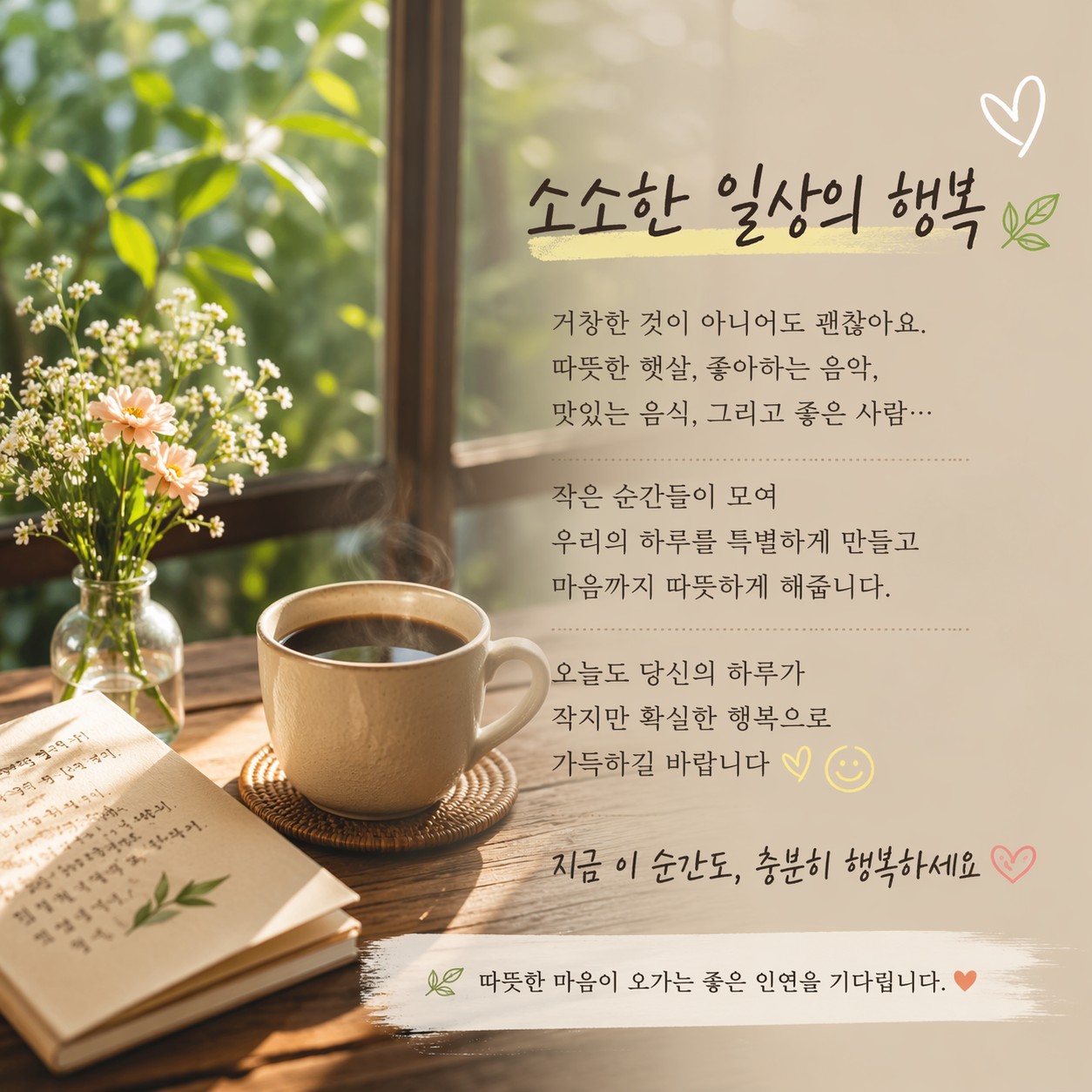소소한 일상의 행복 😊