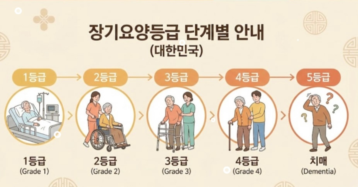 우리 부모님 몇 등급일까? 장기요양 등급 기준 완벽 정리