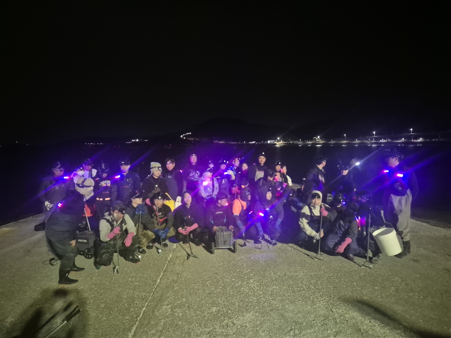 안전한 야간해루질 하고 왔습니다