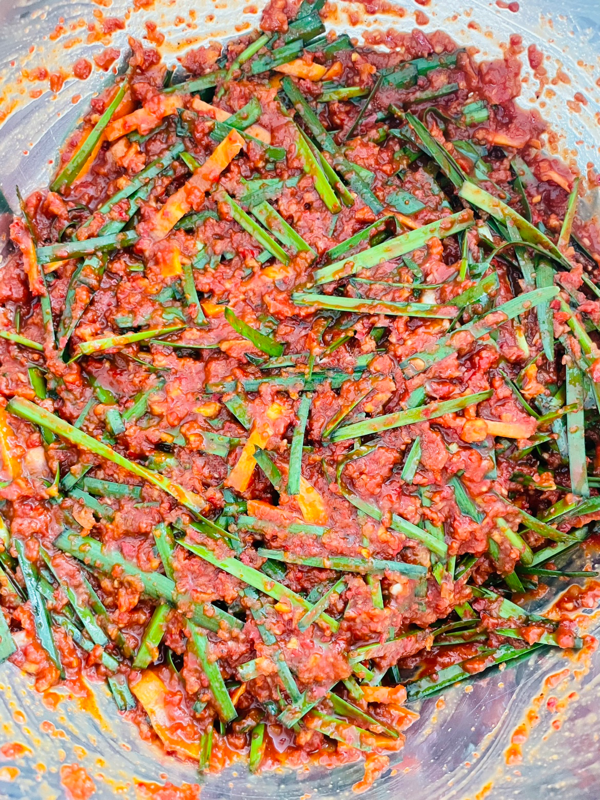 I made cucumber kimchi today🥒