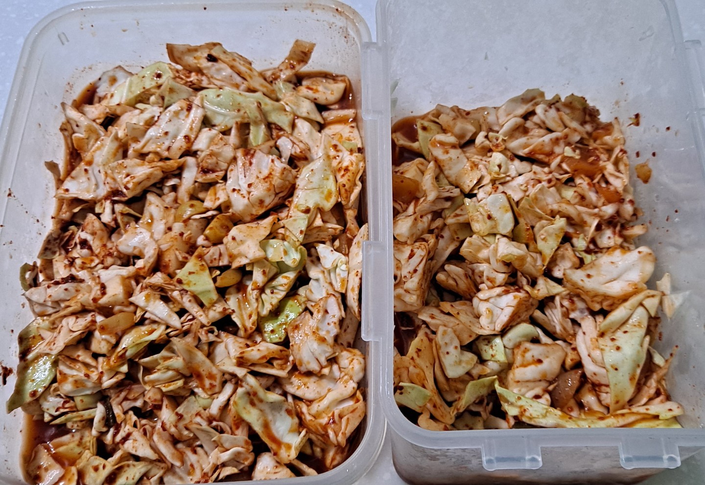 건강한 양배추김치예요.