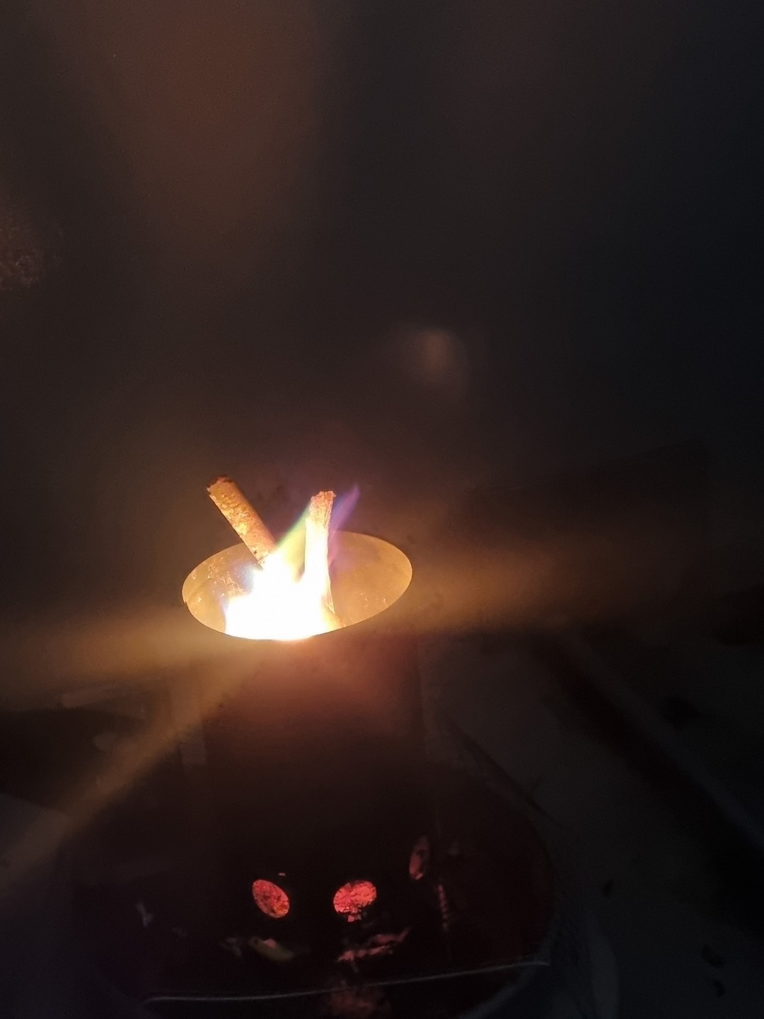 옥상에서 불멍~~~