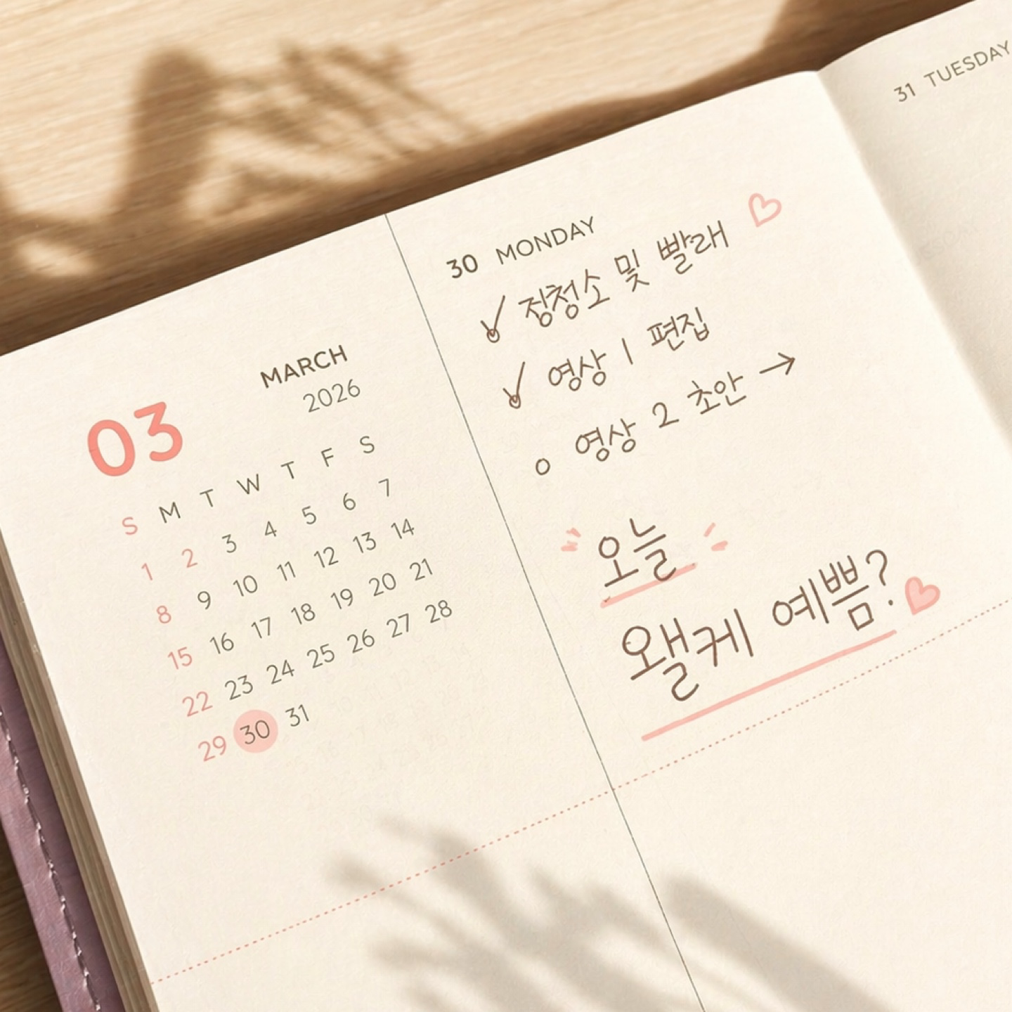 <하루 3가지로 달라진 삶> 챌린지