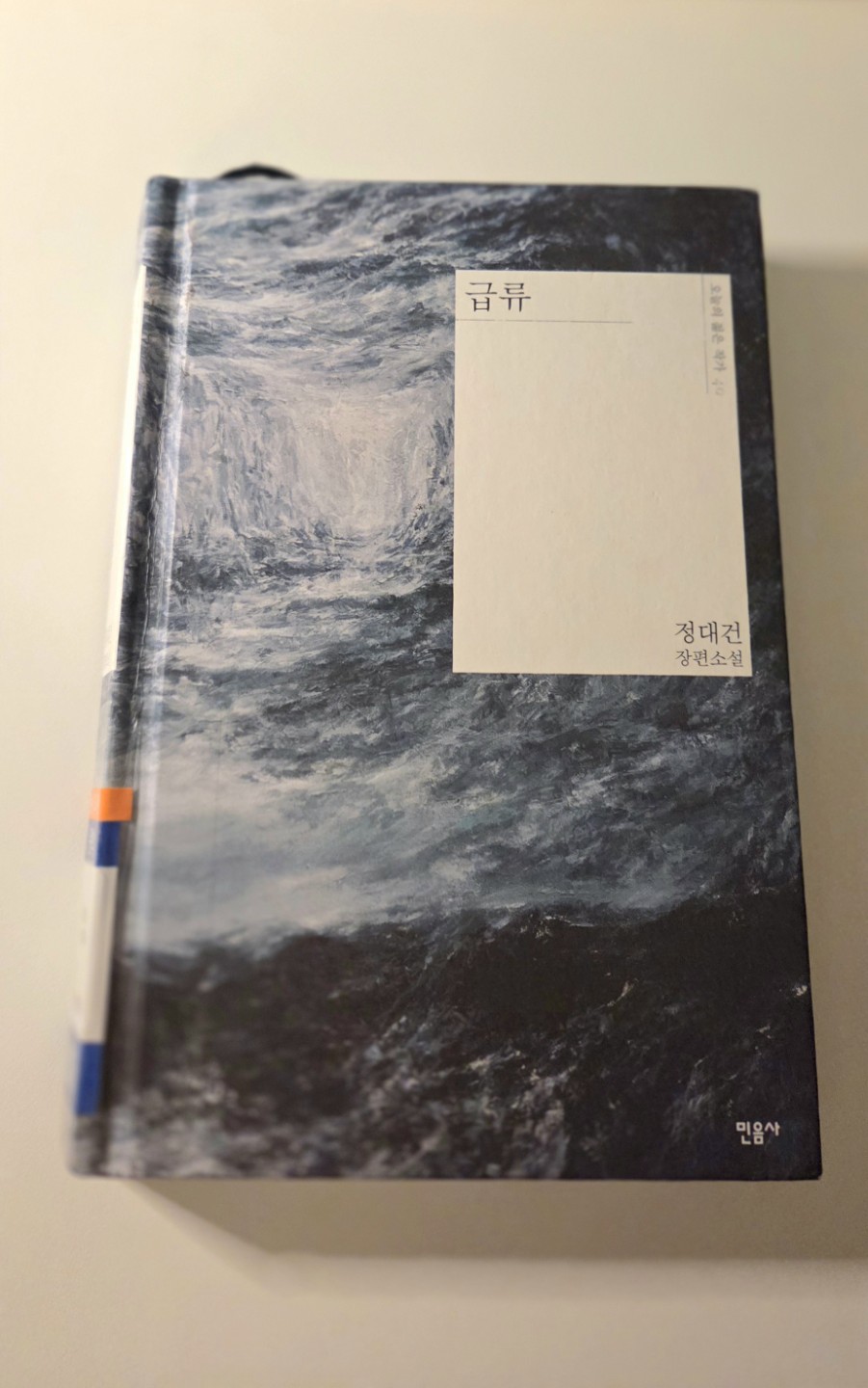 정대건 소설 <급류> 읽고 있어요