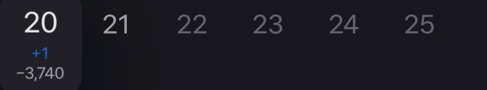 일주일동안 돈 안쓰기 (교통비 제외)