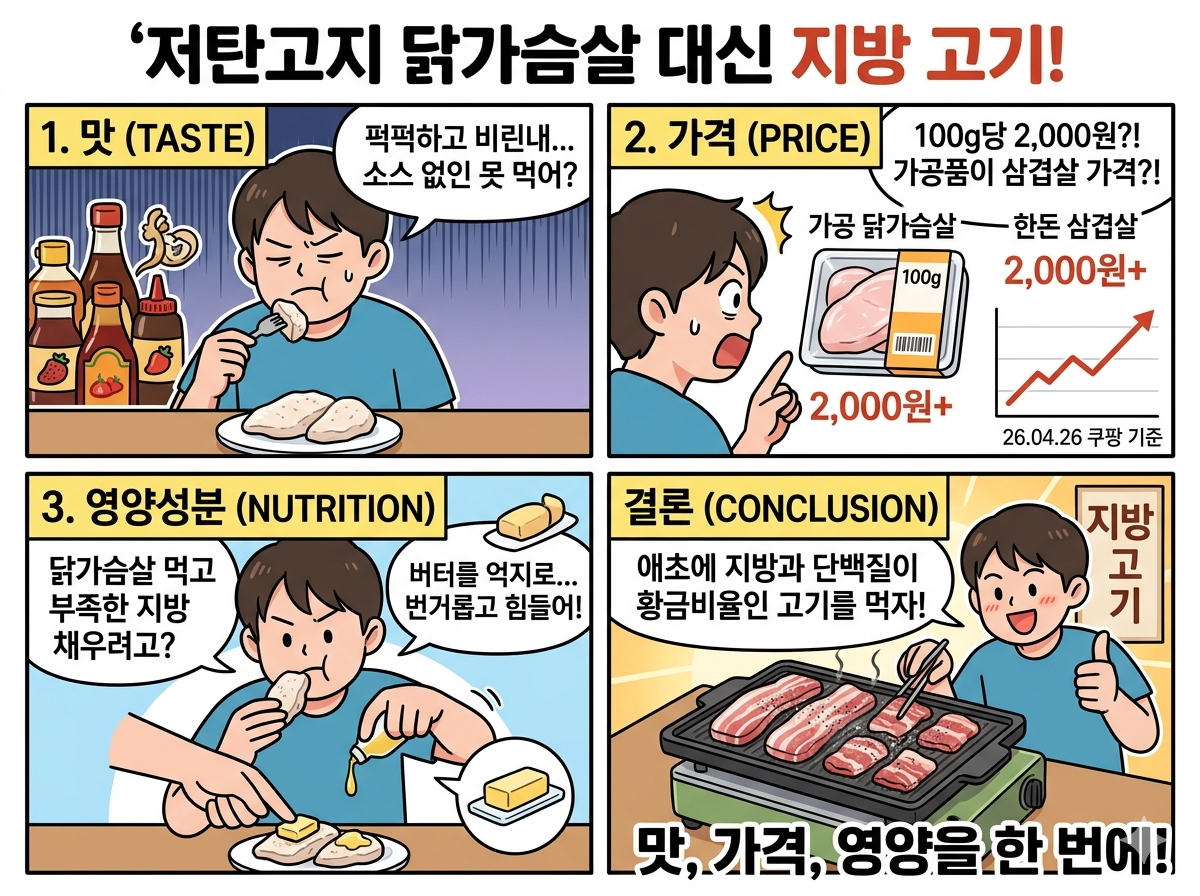 다이어트 시작하면 아직도 닭가슴살 주문하시나요?