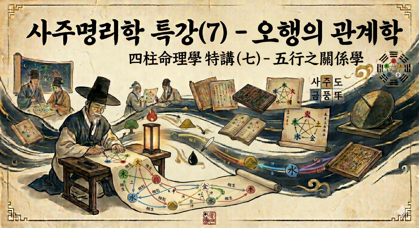 사주명리학 특강(7) - 오행의 관계