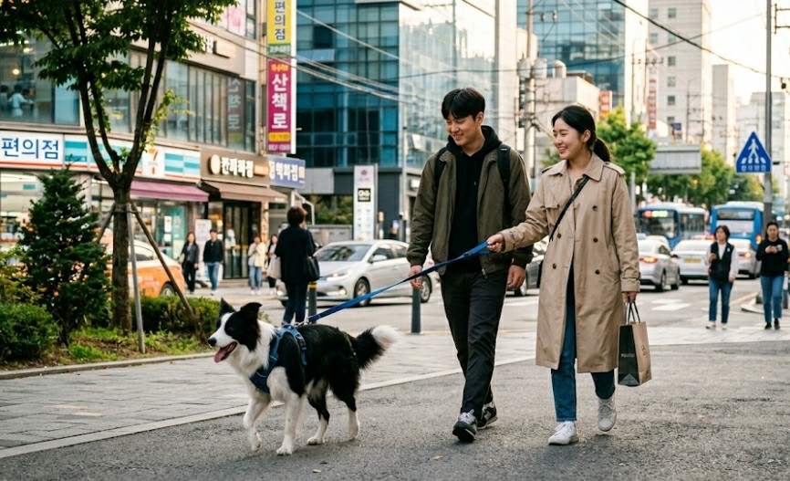 산책시 강아지 목줄은 #생명줄 입니다!