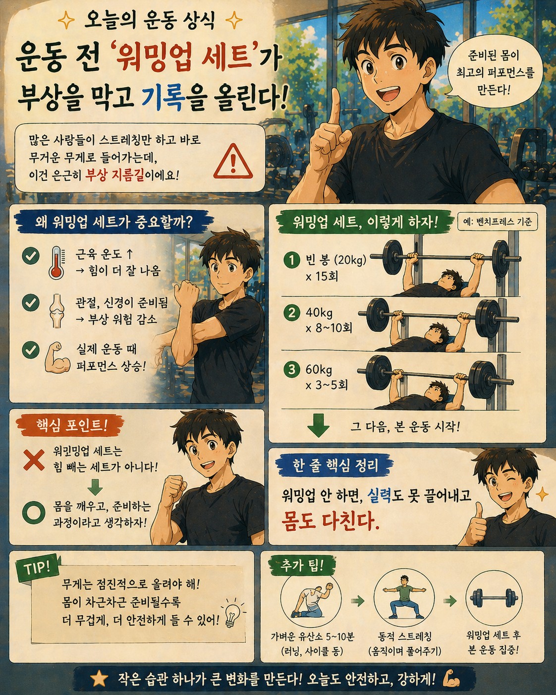 여덟번째 운동상식