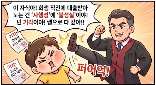 개인회생 직전에 고액 채무를 늘린다면 어떻게 될까요?