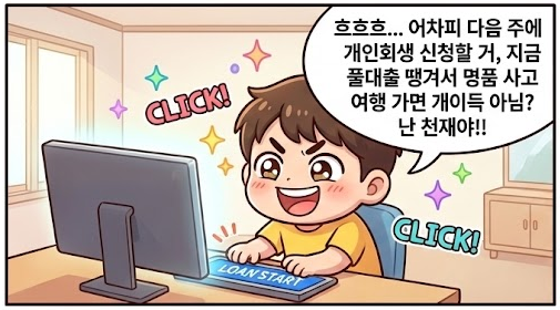 개인회생 직전에 고액 채무를 늘린다면 어떻게 될까요?