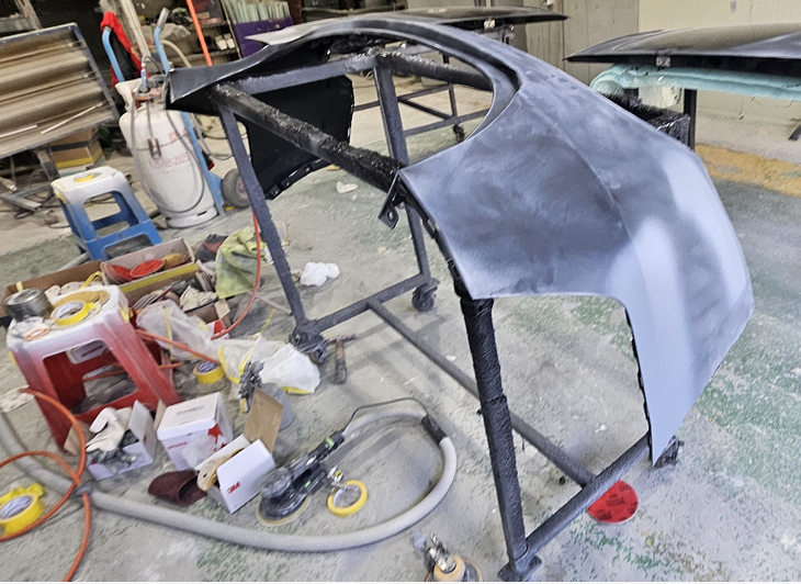 TESLA MODELY 사고수리 후기