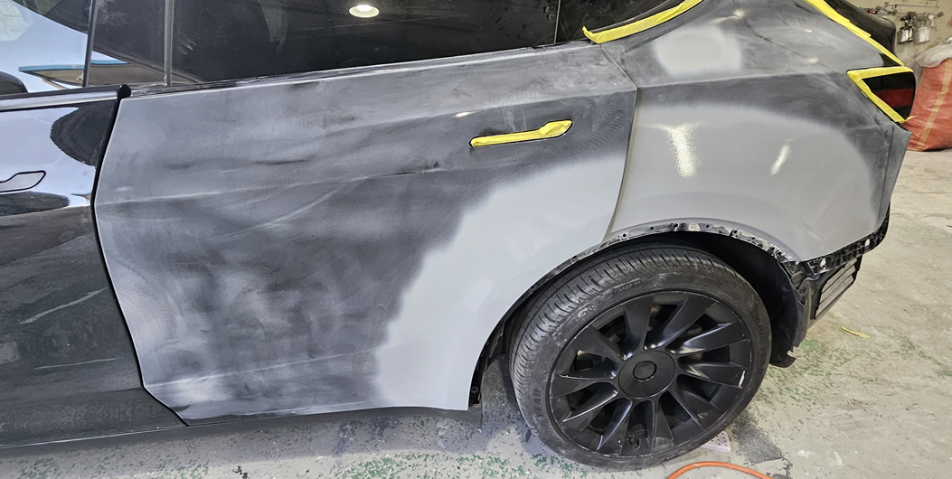 TESLA MODELY 사고수리 후기