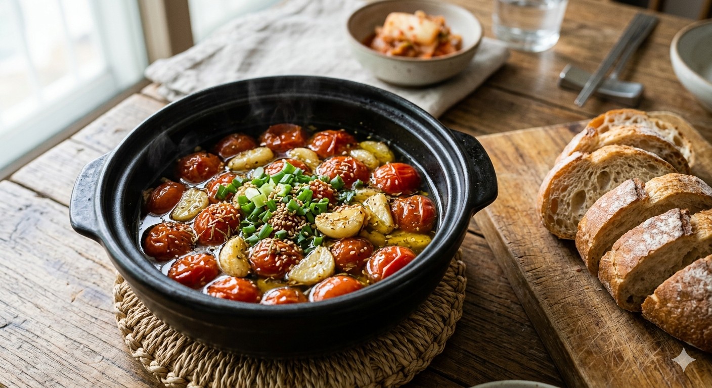 내과의사가 강추하는 만성 염증 싹 잡는 만능 '토마토 갈릭 콩피' (레시피)
