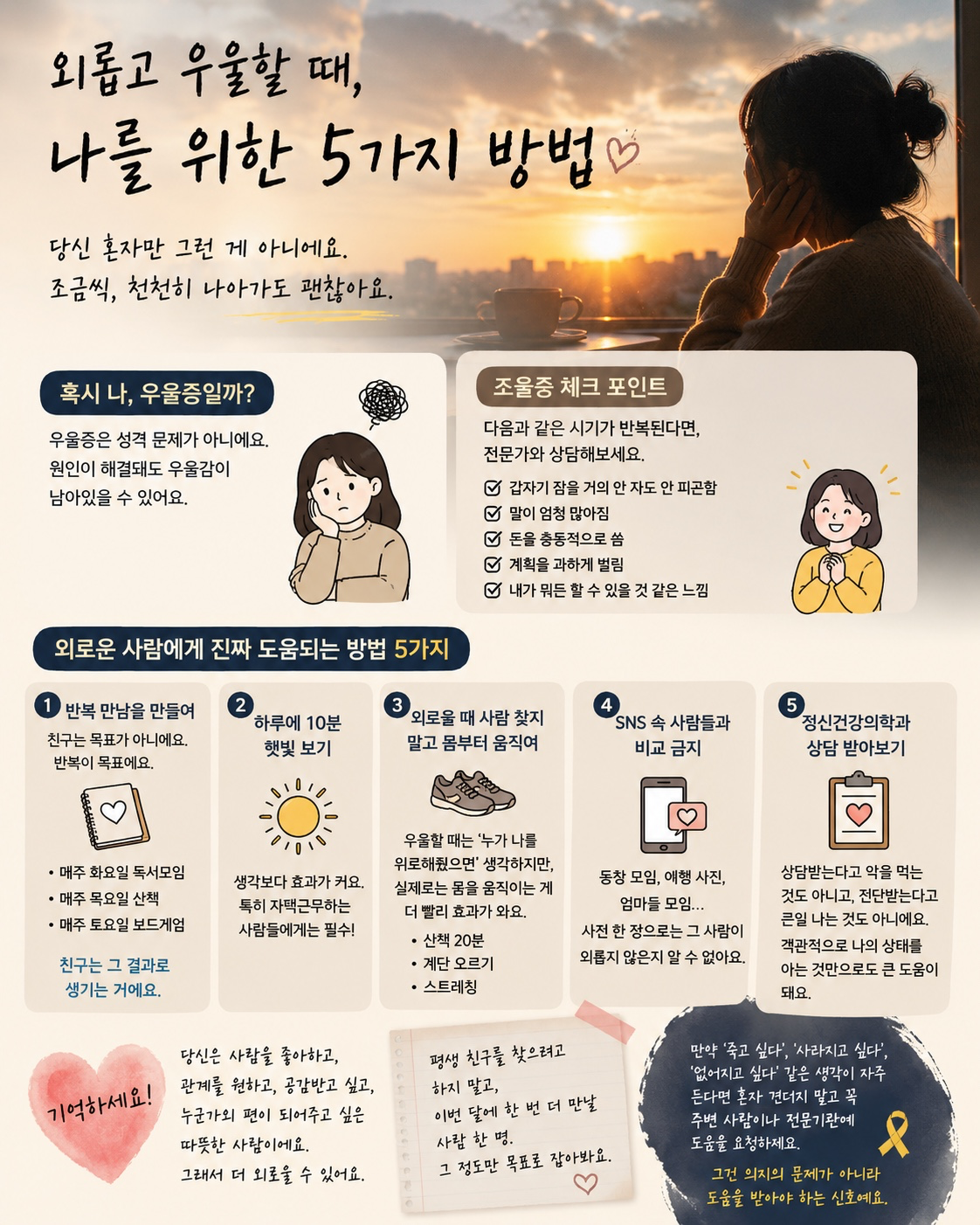 조울증. 우울증인것 같을때..(정보글)