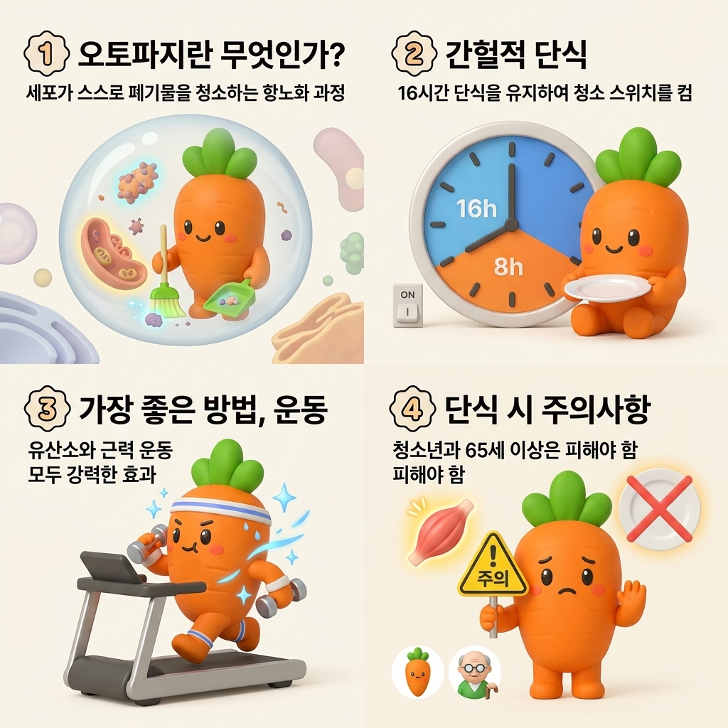 굶으면 젊어진다 오토파지 알아보기