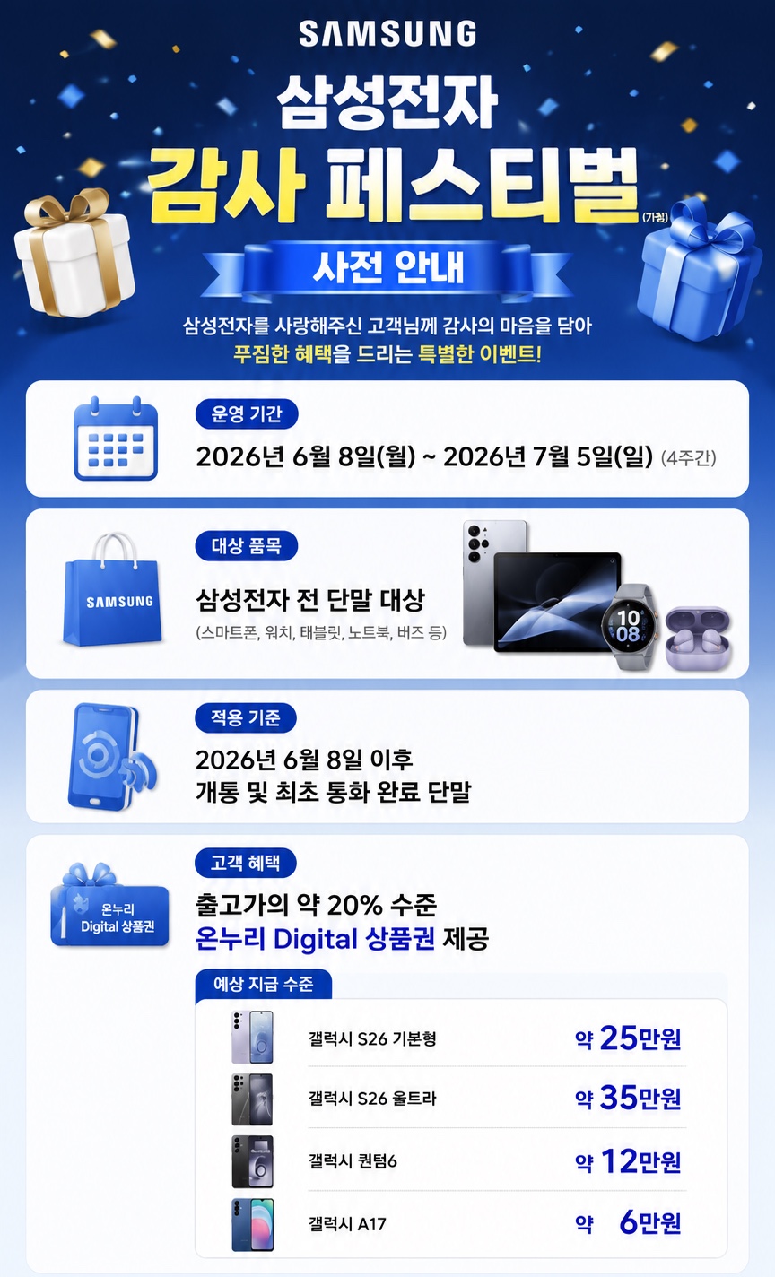 [6월 10일] ✨경기도 평택시 평택역 휴대폰성지 시세표✨(당일개통⭕ 카드+반납❌)