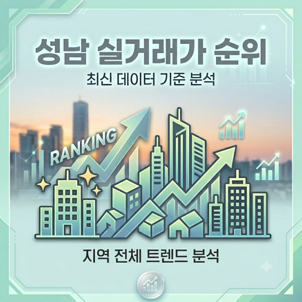📊 성남 재개발 거래량 순위