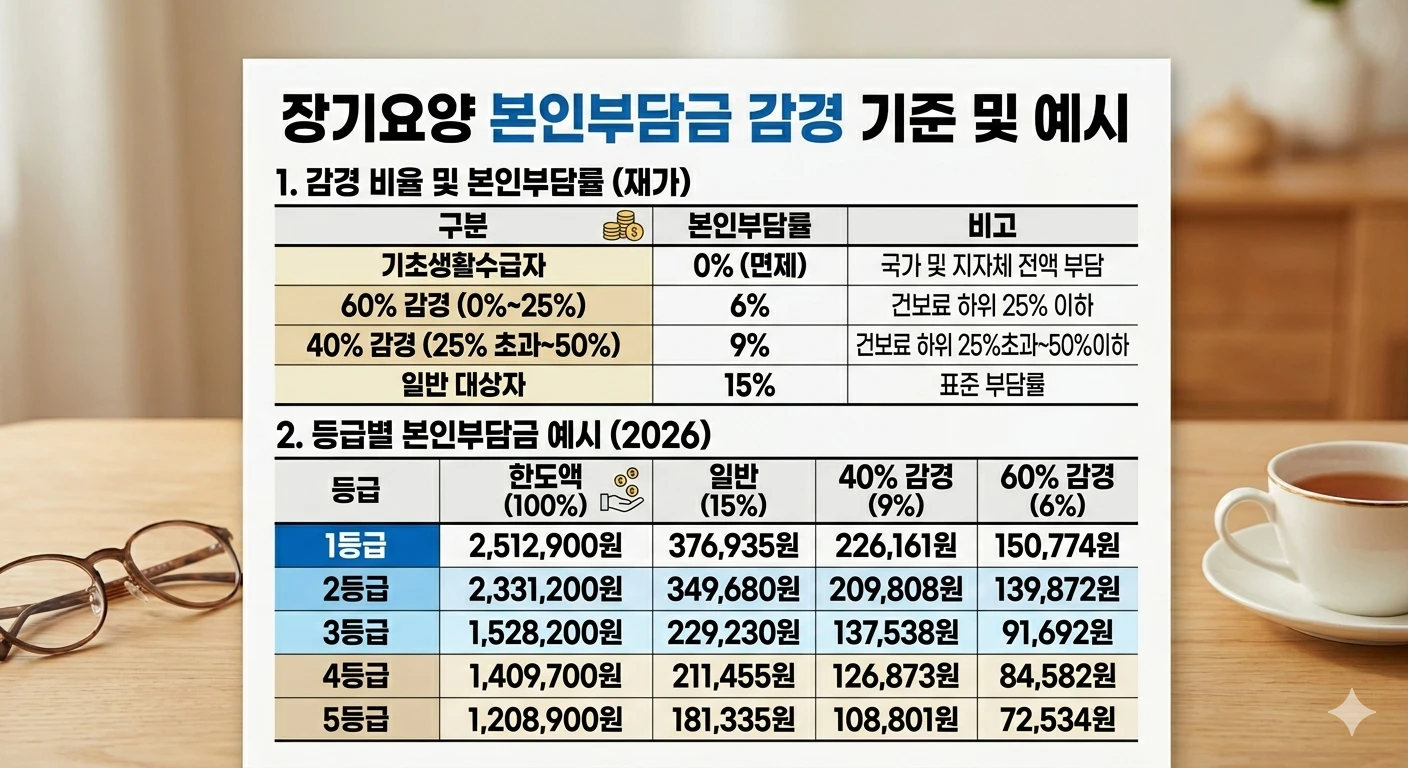 2026년 등급별 재가급여 월 한도액 정리해 드려요!