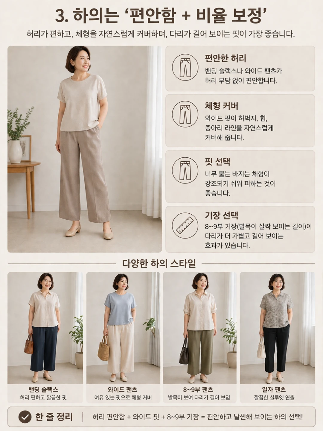 통통한 체형 5월의 옷입기 3