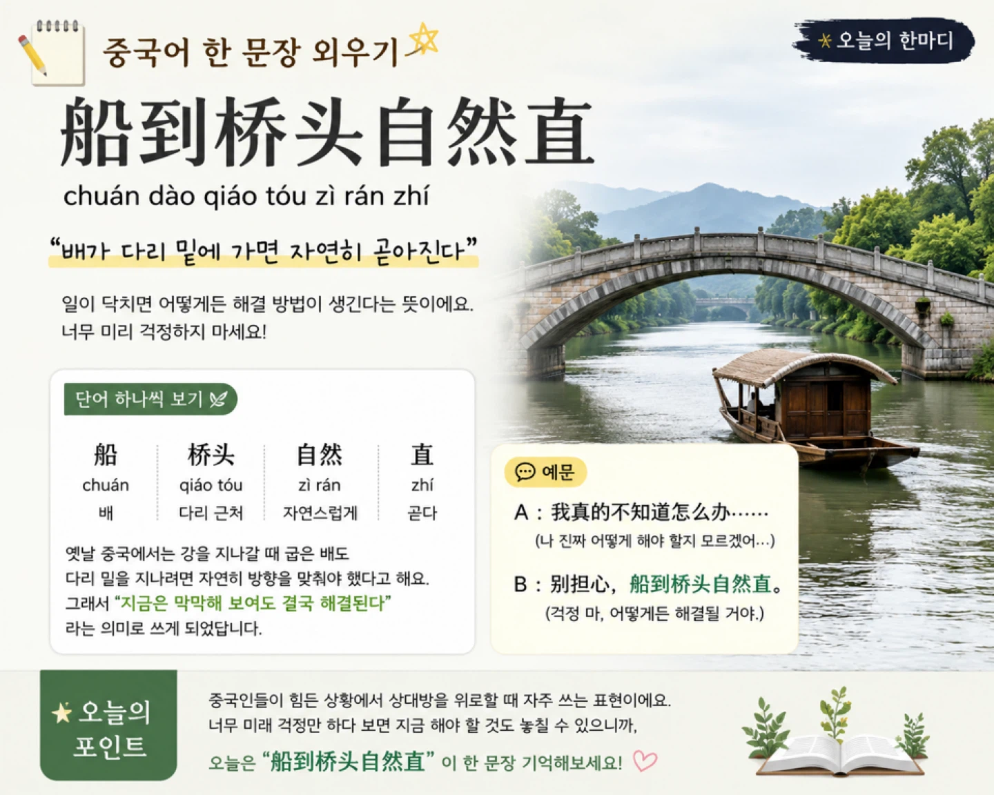 船到桥头自然直