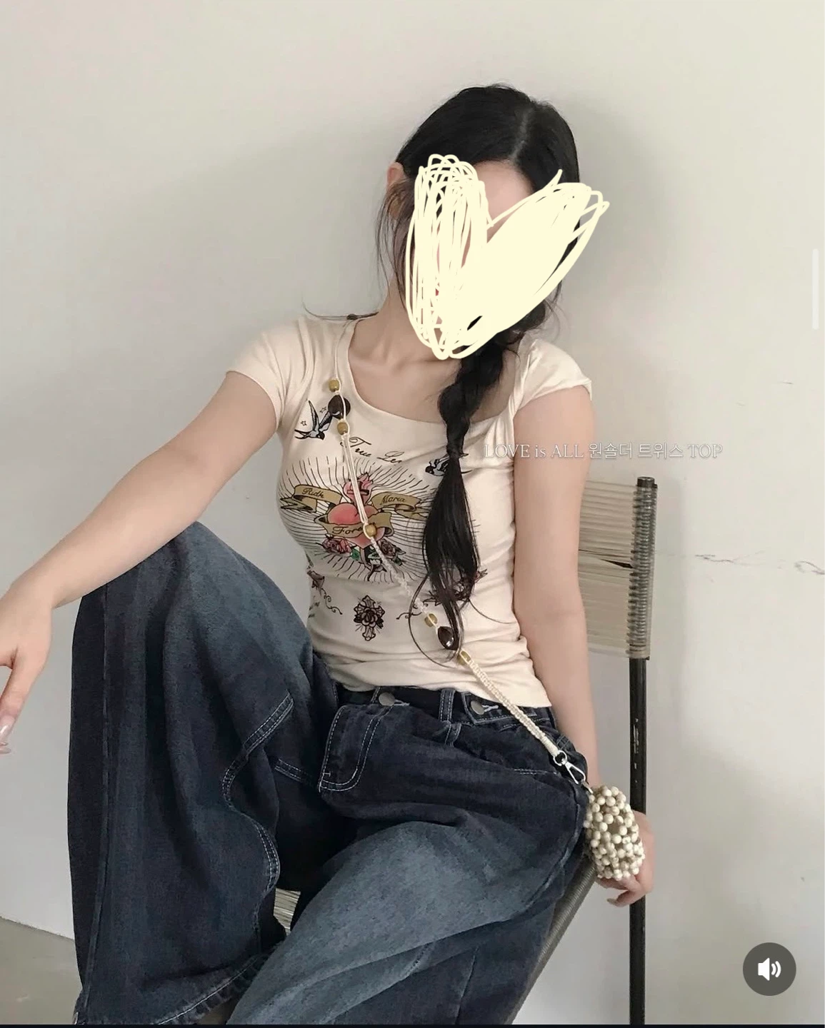 🤍 빈티지 프린팅 슬림핏 티셔츠 공구 🤍