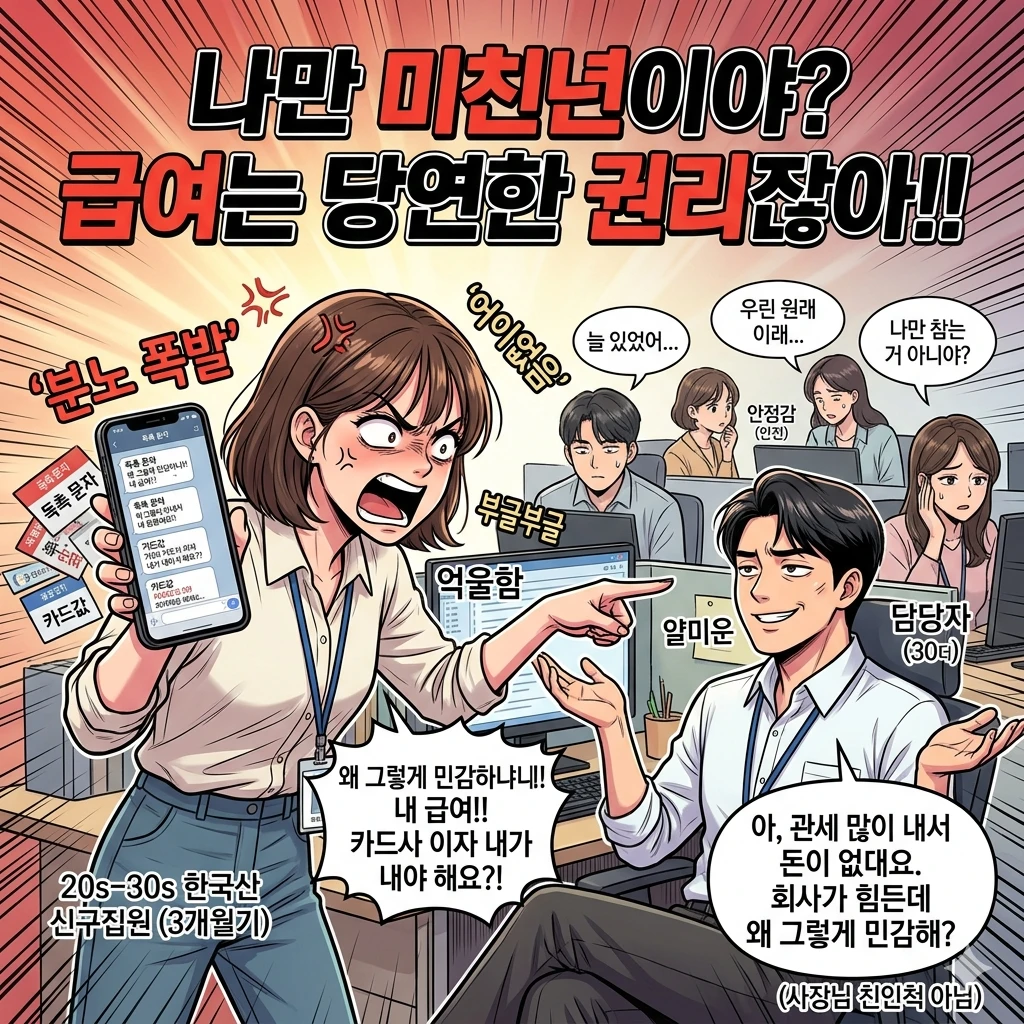 [어케생각해]급여를 밀리는데 오래다닌 직원들이 아무말 안하는 이유