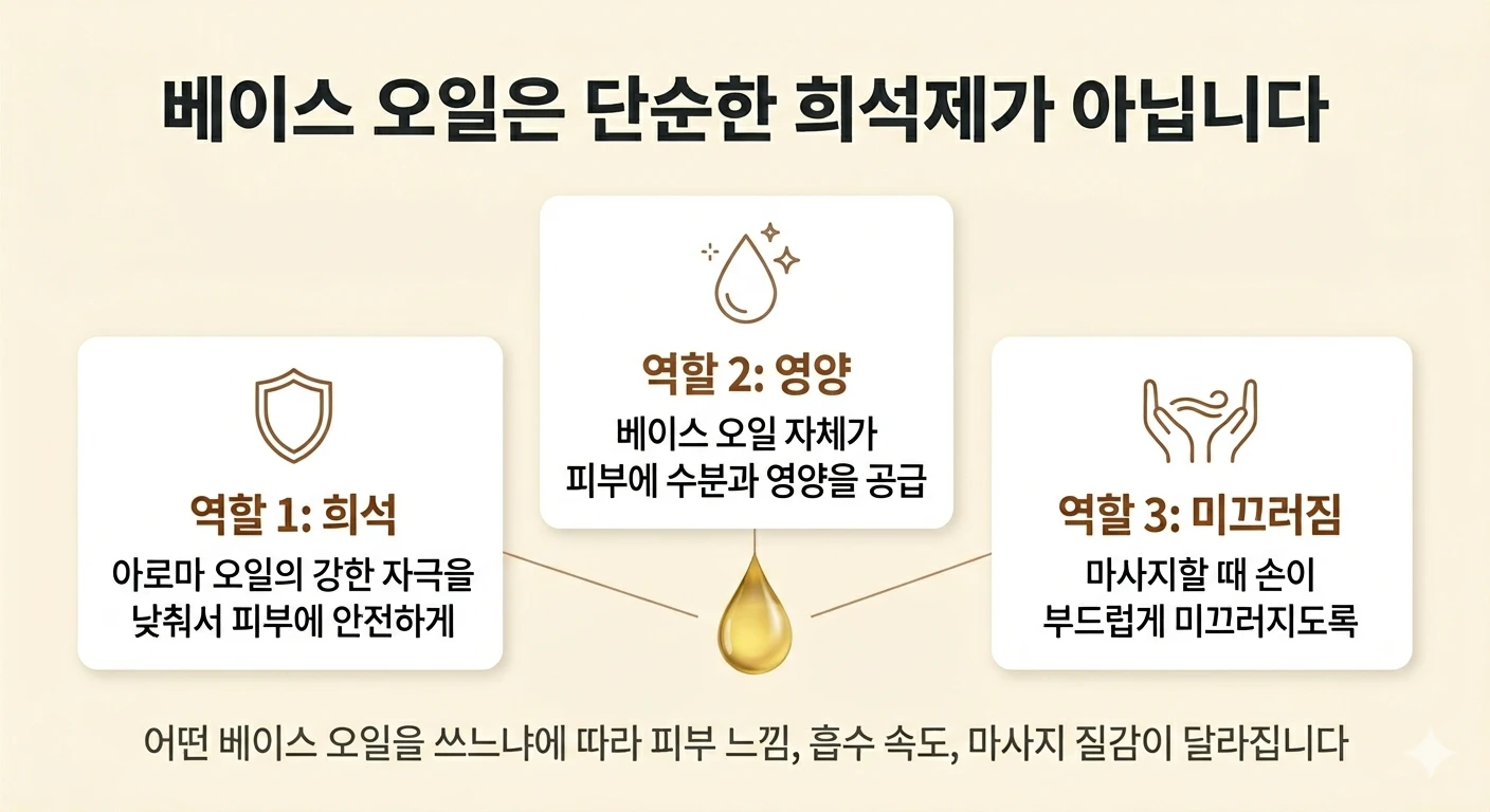 베이스 오일 고르는 법 — 호호바, 스위트 아몬드, 코코넛 뭐가 다를까