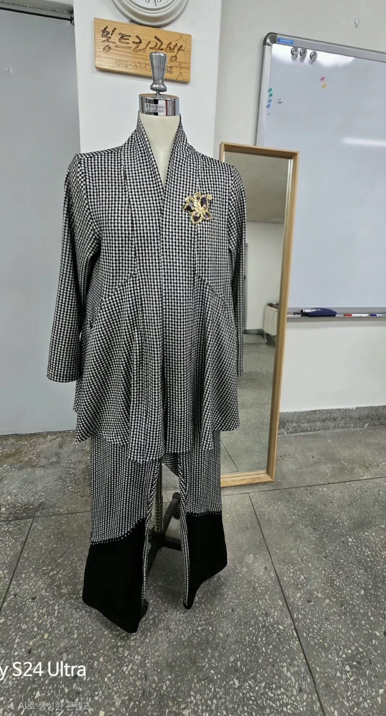 가디건과 바지 만들기(자투리 원단 활용한)