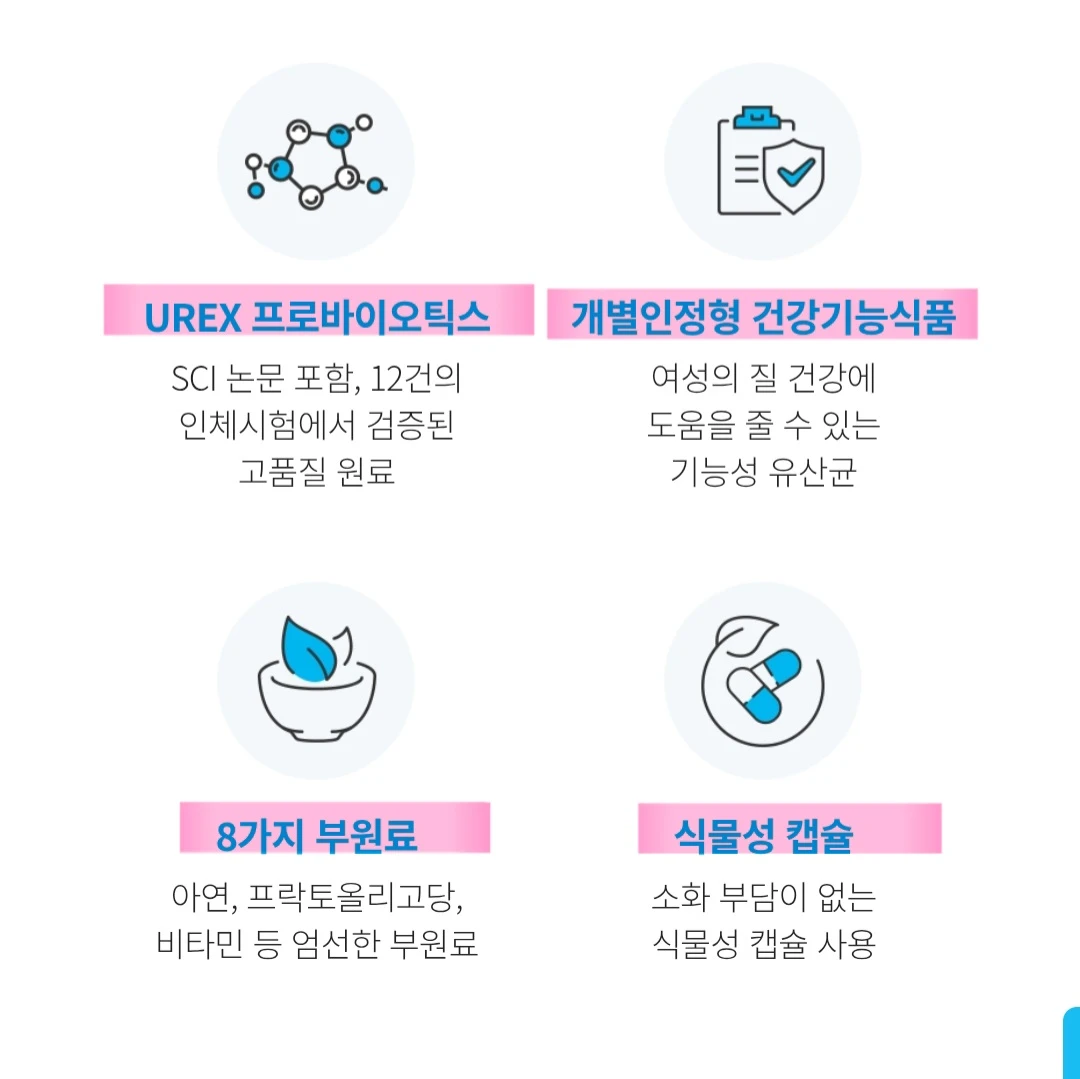 질 건강과 장 건강을 동시에~~