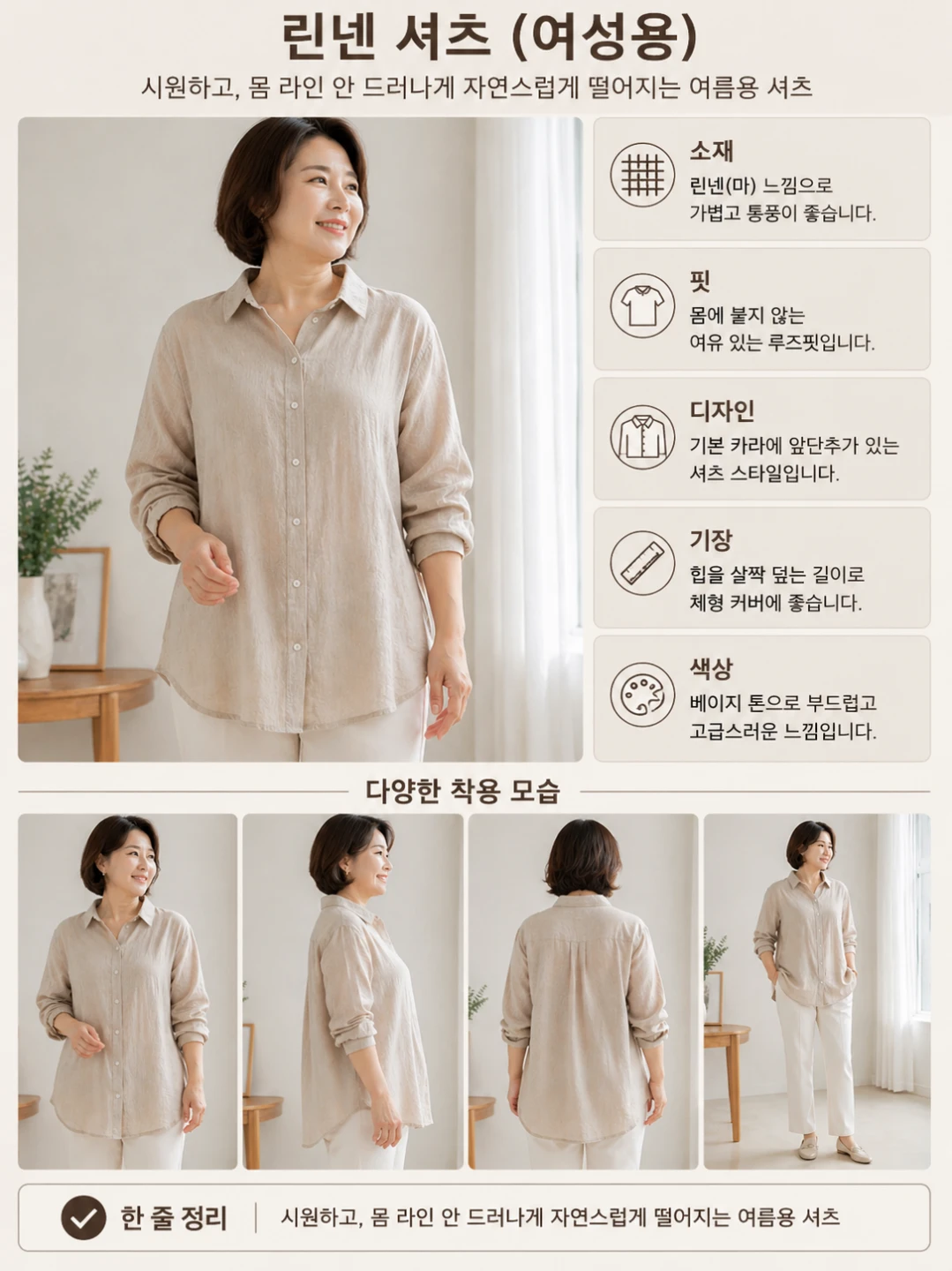 통통한 체형 5월의 옷입기 1