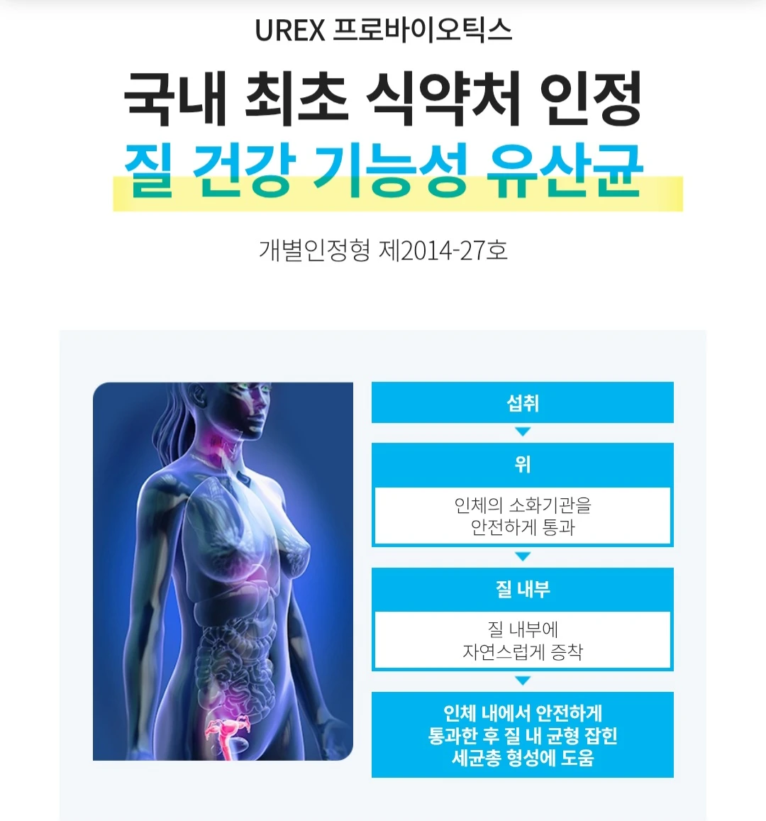 질 건강과 장 건강을 동시에~~