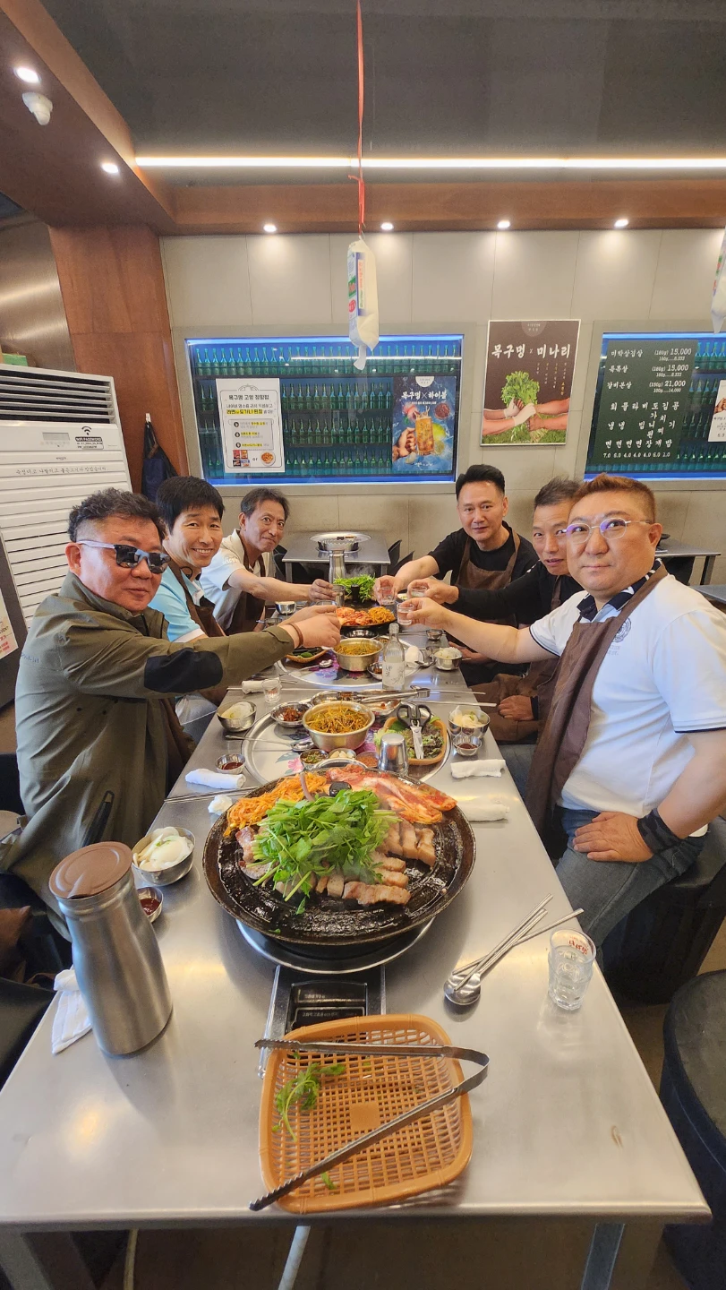 스크린골프 치고 뒷풀이