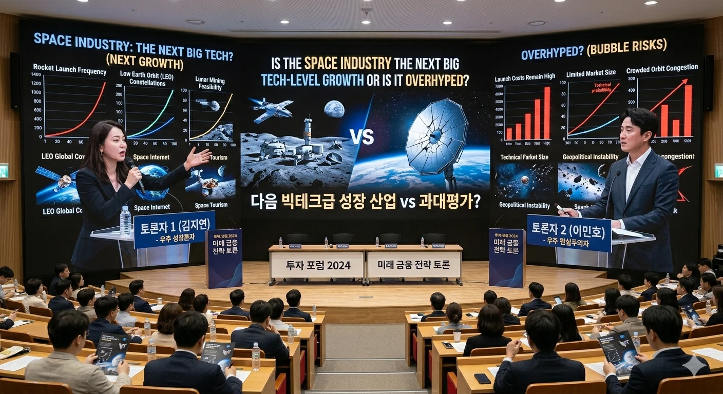 우주산업은 다음 빅테크급 성장 산업인가 과대평가인가