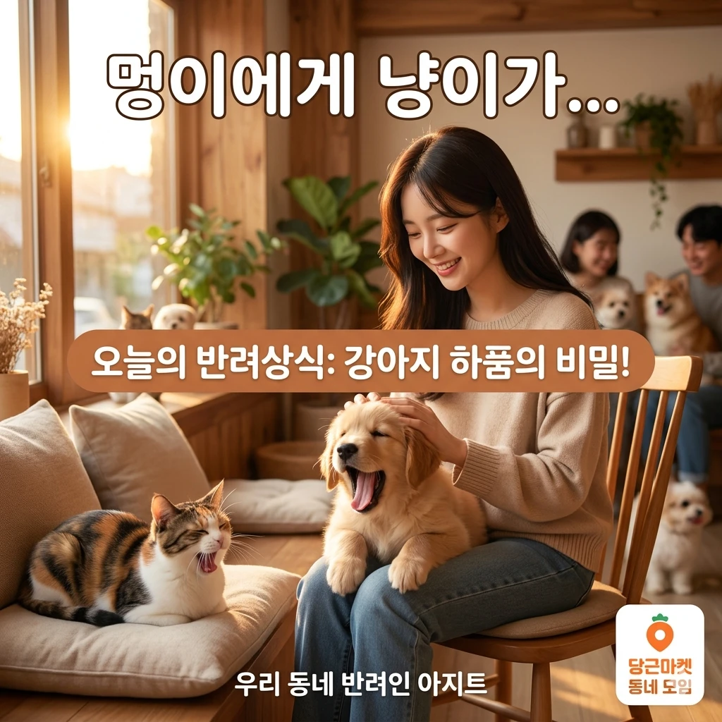 말하지 않아도 알아요, 강아지의 '하품' 속에 담긴 진심