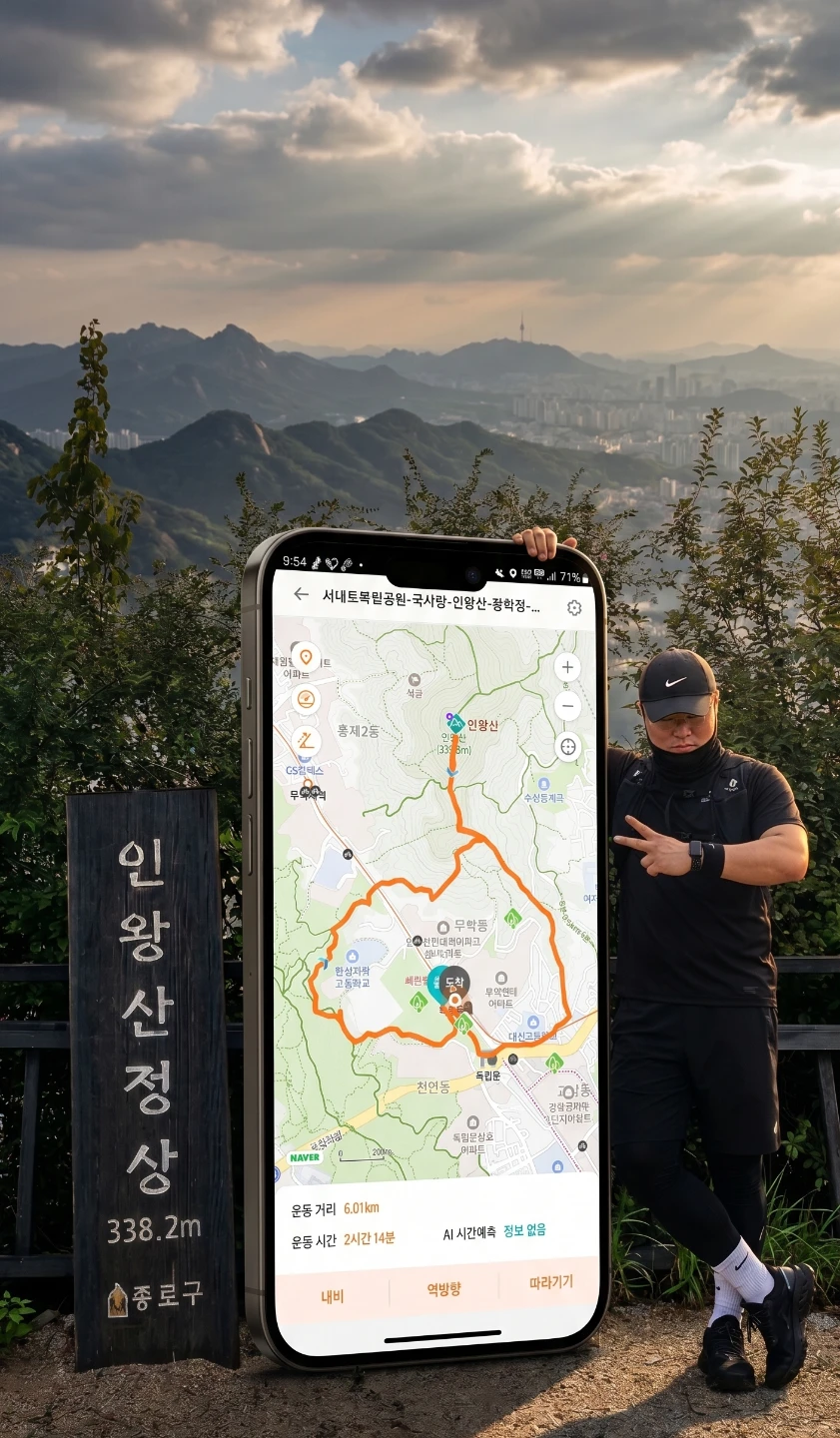 인왕산 등산 하트코스