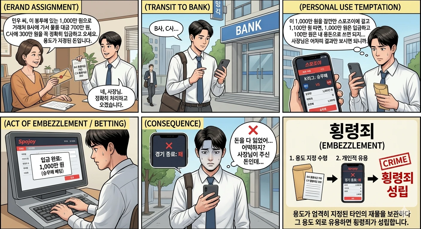 <판례> (횡령죄)  "받은 돈이니 내 돈 아닌가?", 너 돈 아니라네!!