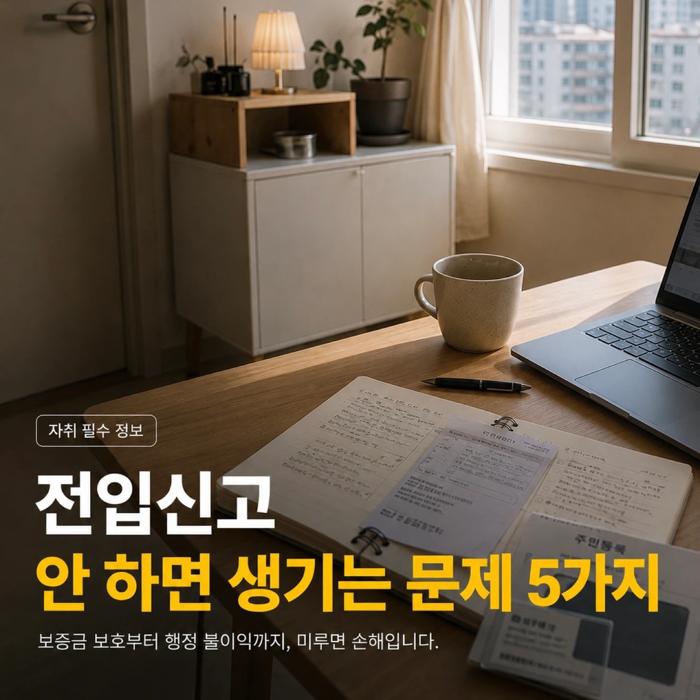 전입신고 안 하면 생기는 문제 5가지