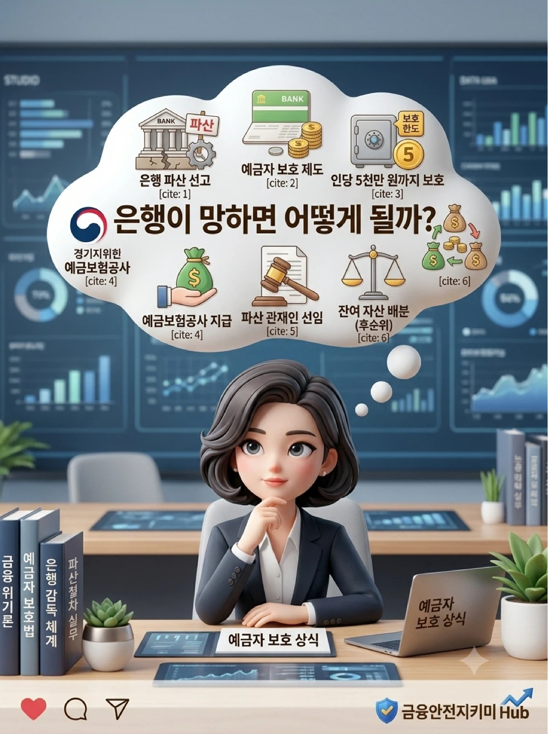 은행이 망하면 어떻게 될까요?