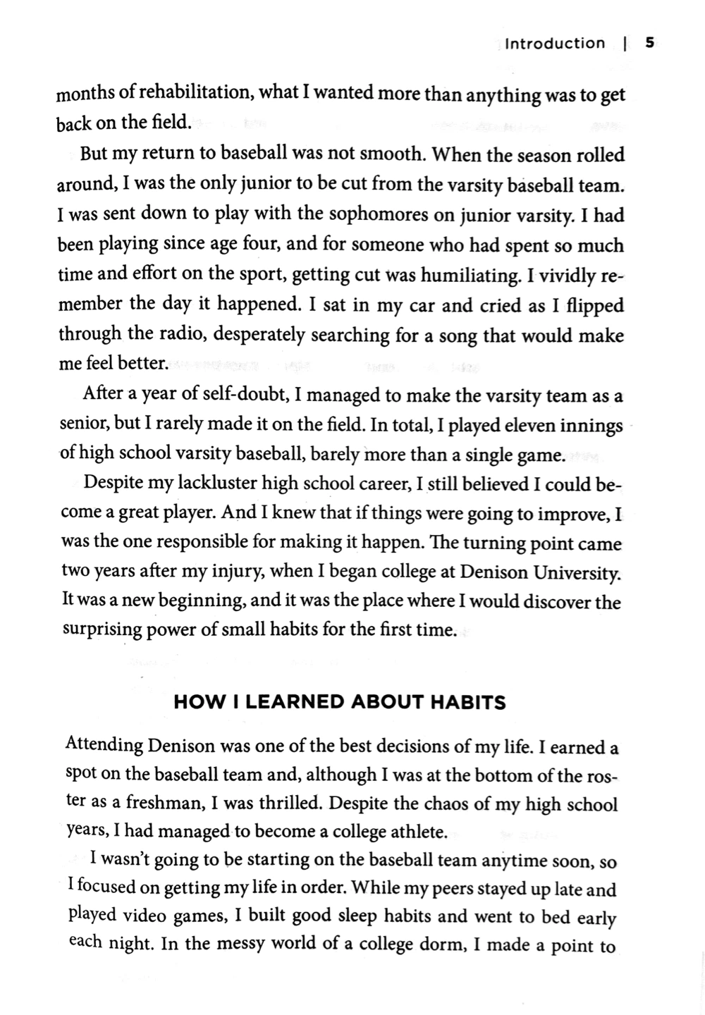 Atomic Habits page 5