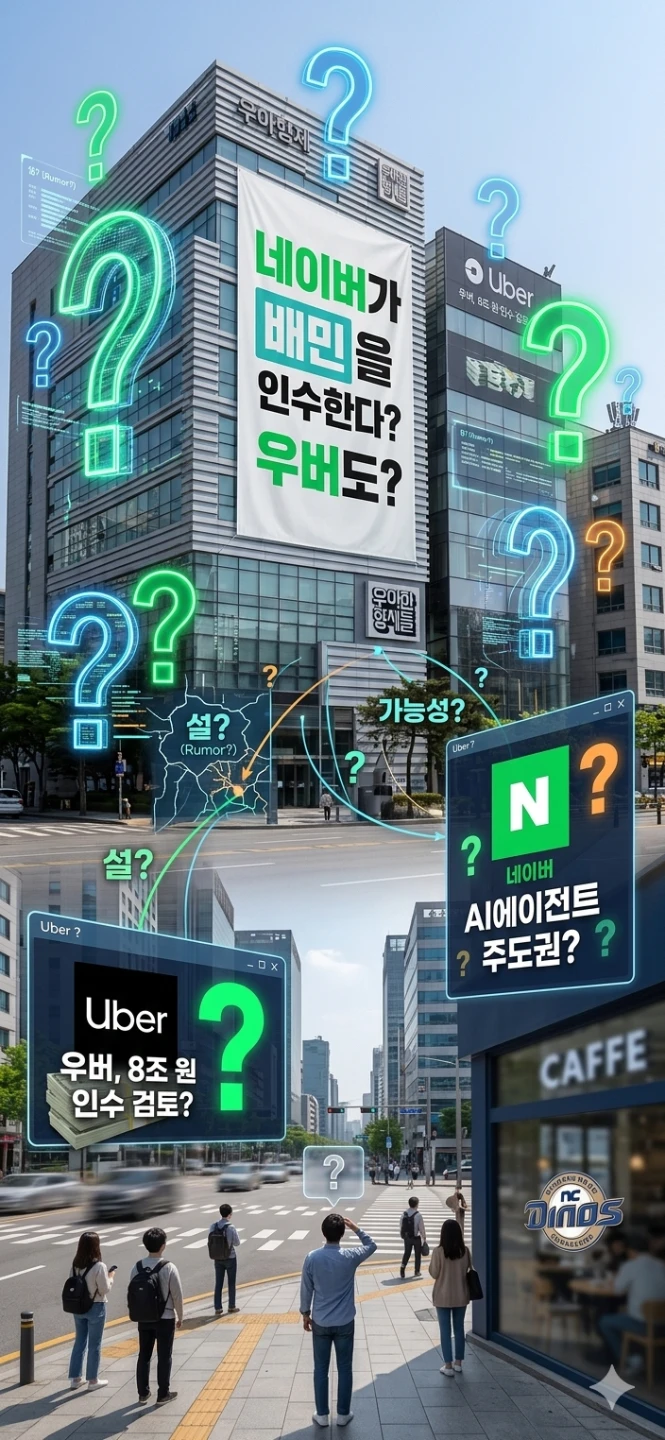 네이버가 배민을 인수한다?