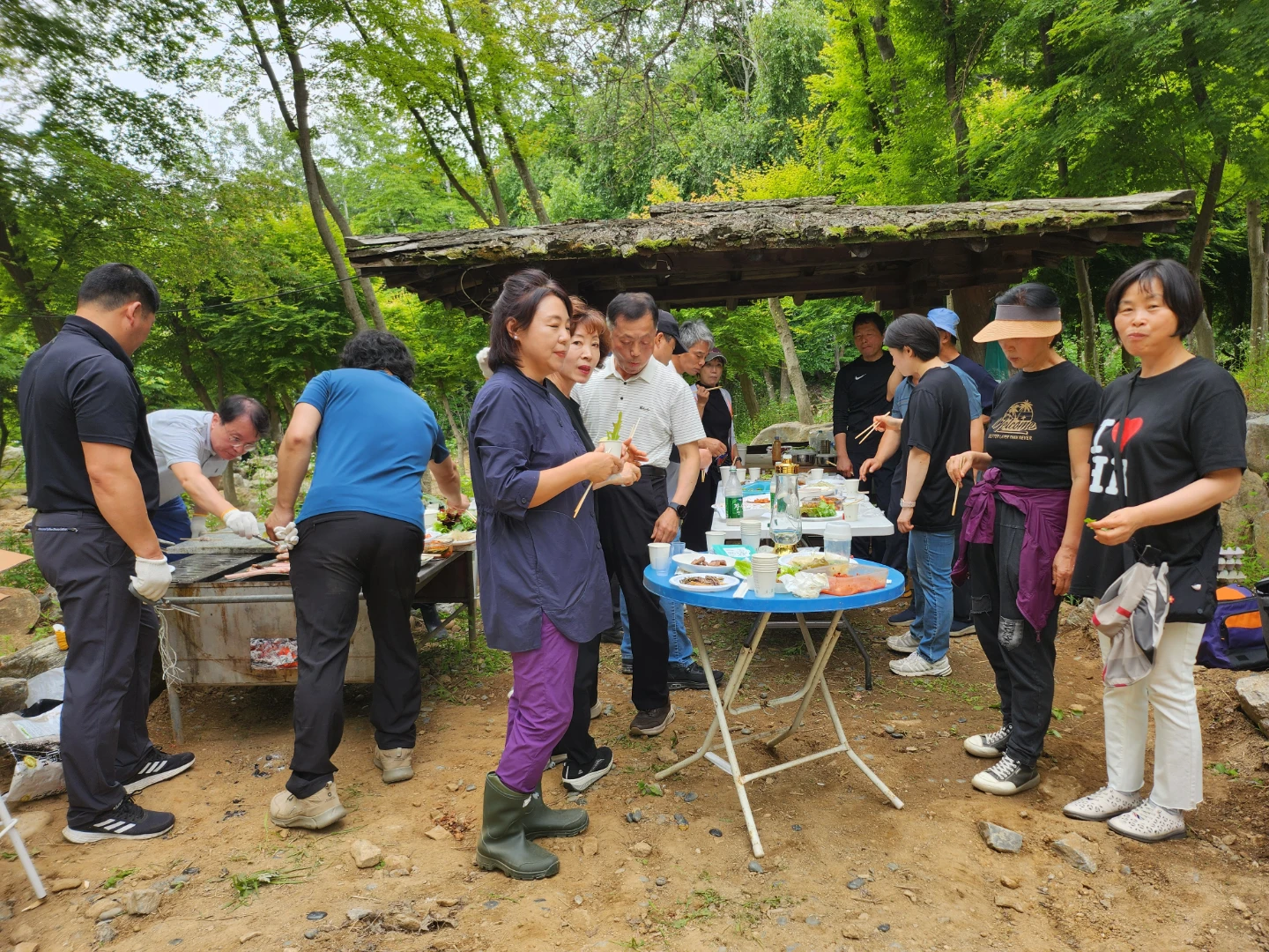 🐝 청계산양봉아카데미 친목 고기파티 후기 🐝  어제는 양봉교육인지, 먹방대회인지 구분