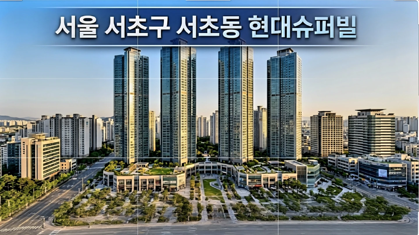 서초동 현대슈퍼빌 65평형 대형주택 / 초역세권·강남 생활권 핵심 입지