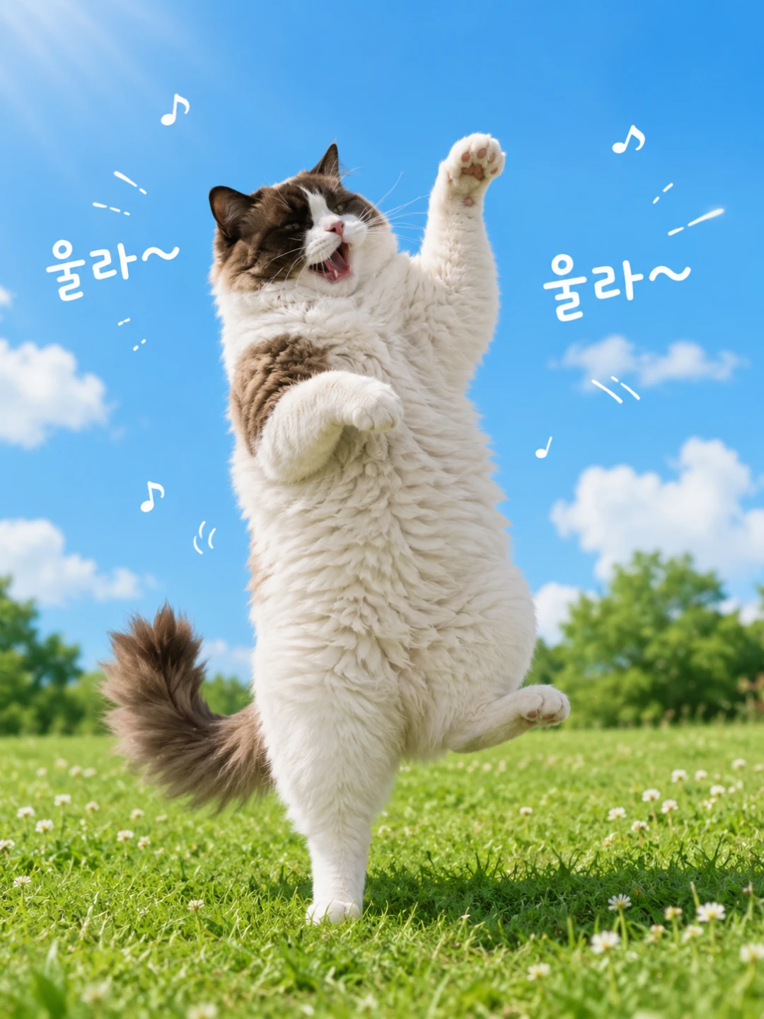 두마리 집사입니다.