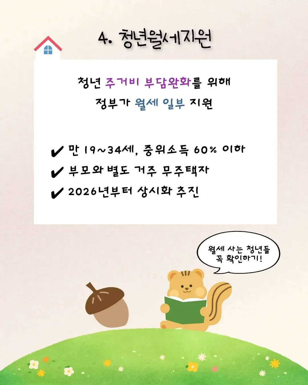 2026년  정부지원금 총정리