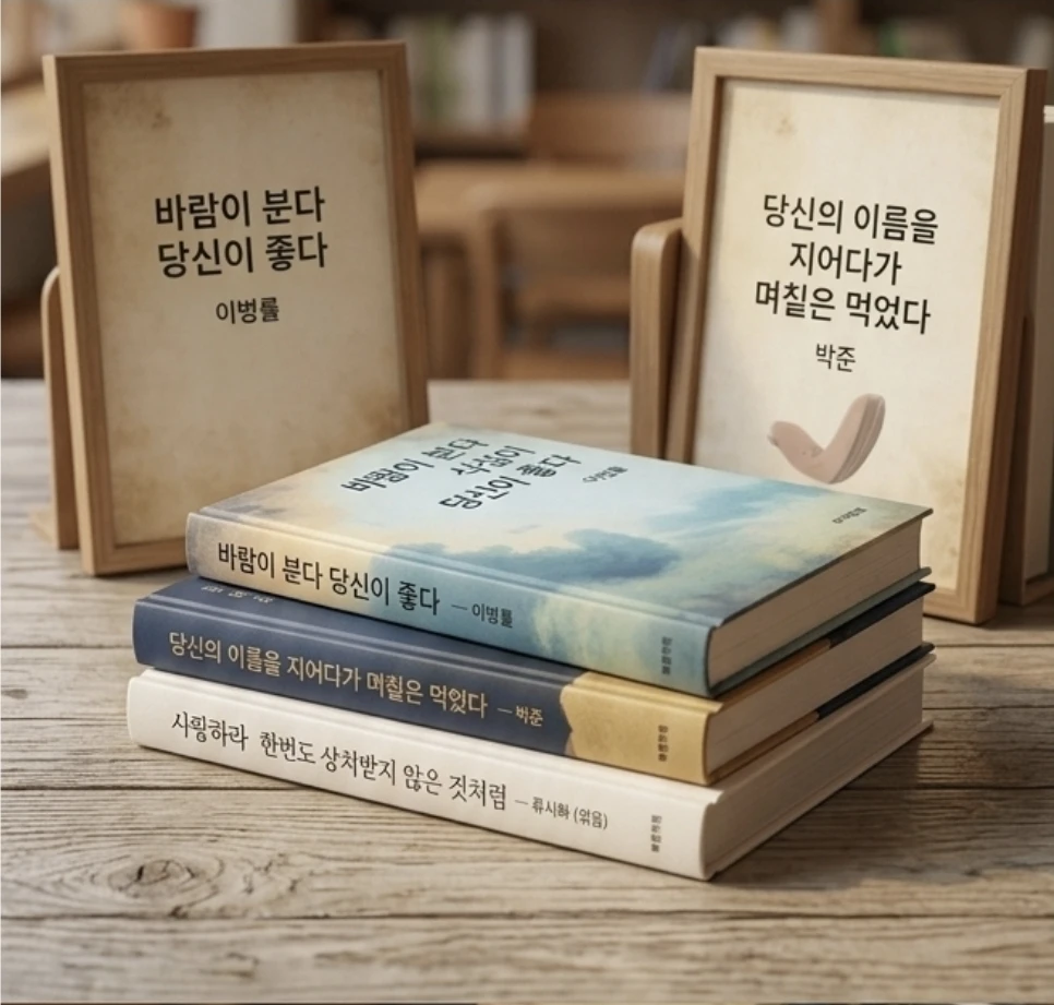울고 싶은 날, 가만히 꺼내보고 싶은 ‘이별 치유 시집 3권’을 추천해요 ☕