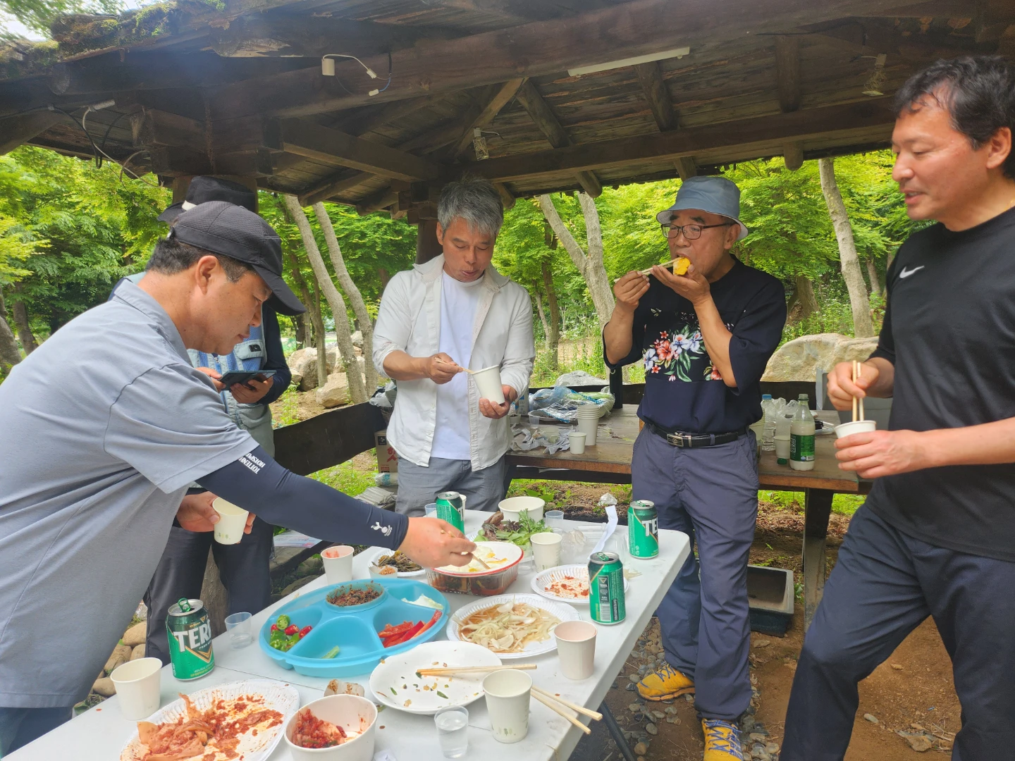 🐝 청계산양봉아카데미 친목 고기파티 후기 🐝  어제는 양봉교육인지, 먹방대회인지 구분
