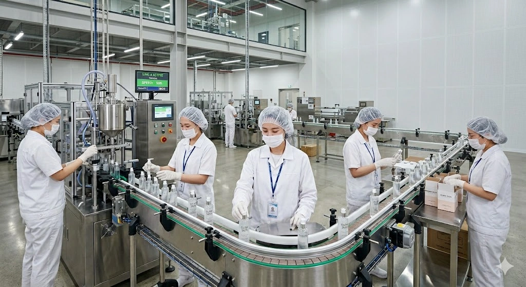 천안 풍세 , 화장품 포장 , 주급,단기 장기