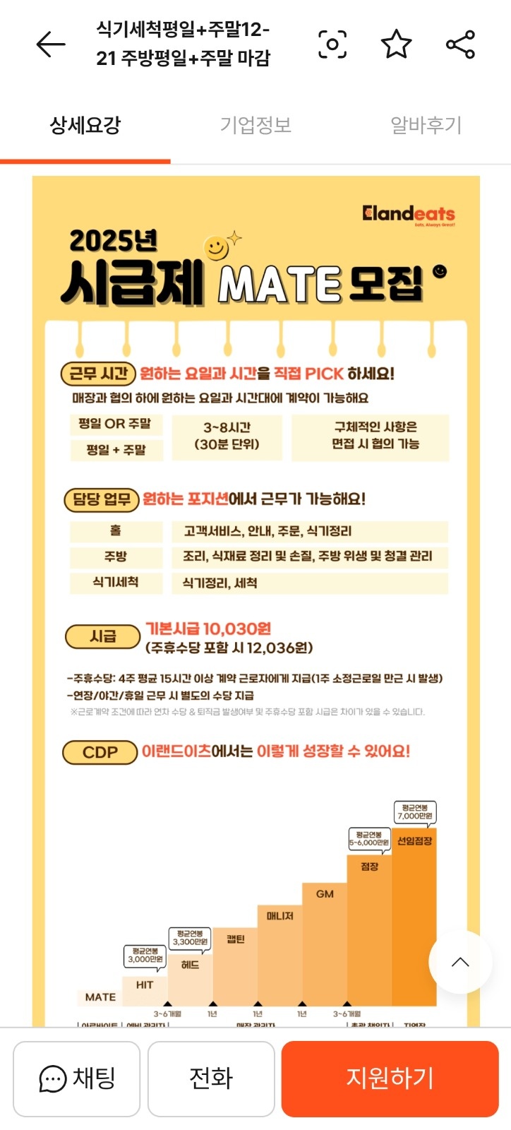 애슐리 퀸즈 다산점 주방 마감 구인 공고 썸네일