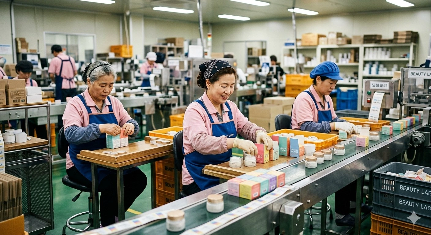 내일시작꿀알바!!호구포역!좌식위주근무/화장품단순포장